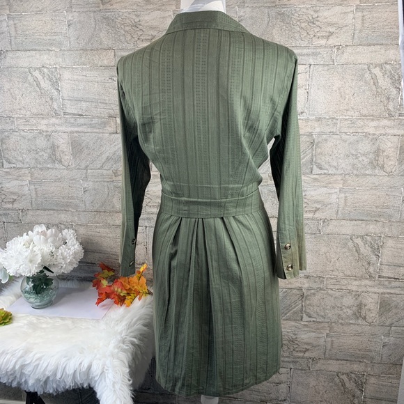 CAbi #341 Got You Covered Jacket Moss Green Tunic - Picture 2 of 6